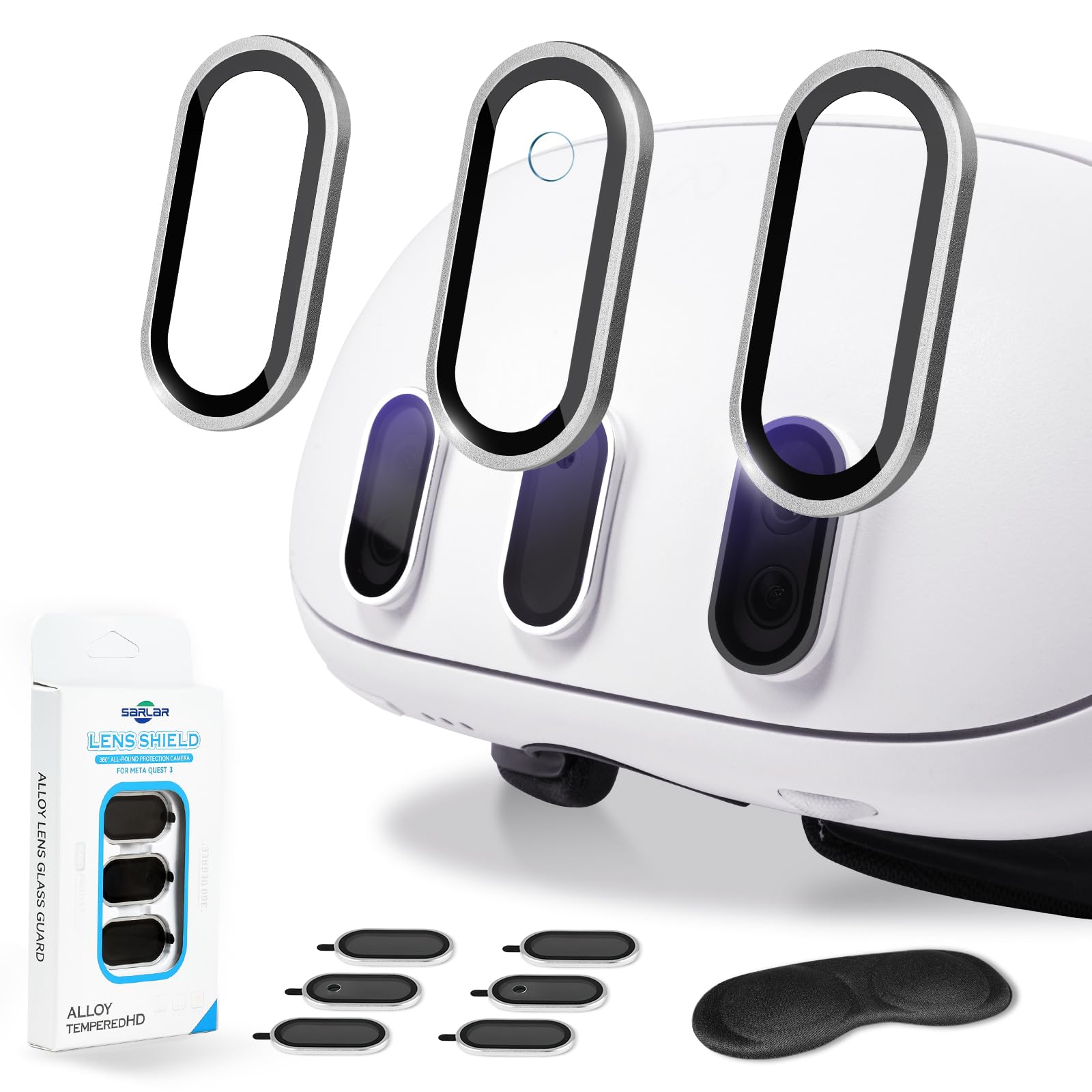 Amazon.com: 2 Pack Camera Lens Protector and 1 Build-in Lens Cover